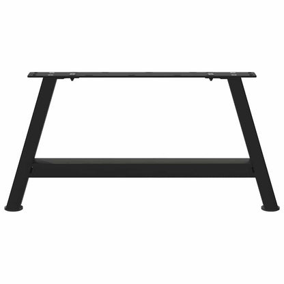 Black Steel A-Shaped Coffee Table Legs, 2 Pcs, Adjustable 70cm