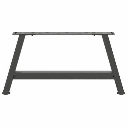 Anthracite Steel A-Shaped Coffee Table Legs, 2 pcs, 70x30-31 cm