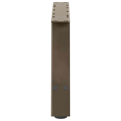 Steel A-Shaped Coffee Table Legs 2pcs, 70x(30-31)cm