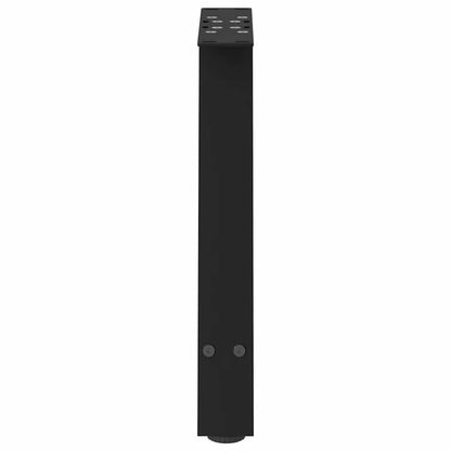 Black Steel A-Shaped Coffee Table Legs, 2pcs, Adjustable 38x(42-43) cm