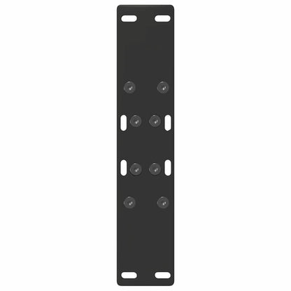 Black Steel A-Shaped Coffee Table Legs, 2pcs, Adjustable 38x(42-43) cm