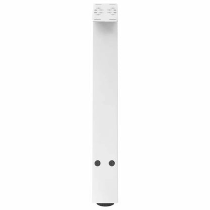 White A-Shape Steel Coffee Table Legs, 2 Pcs, Adjustable Height 38cm