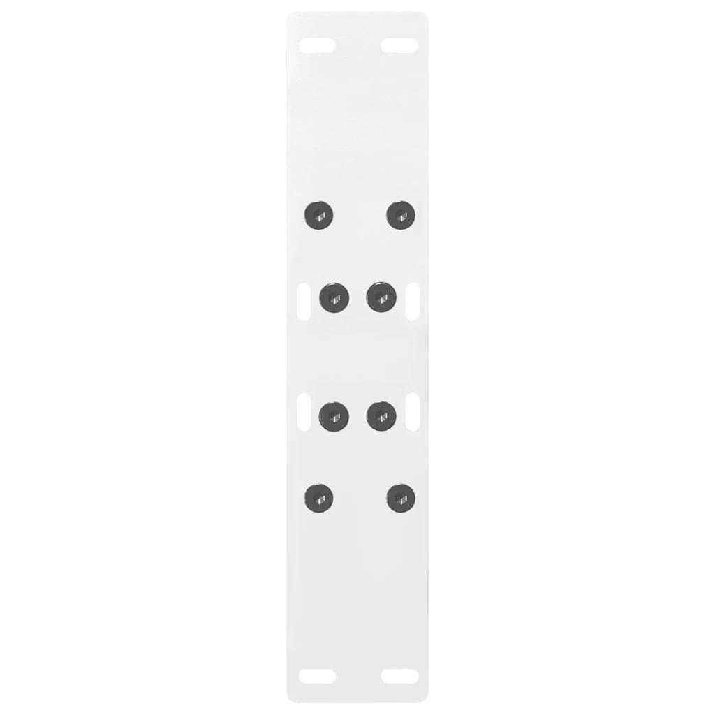 White A-Shape Steel Coffee Table Legs, 2 Pcs, Adjustable Height 38cm