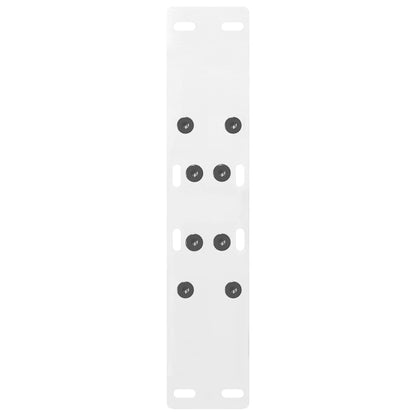 White A-Shape Steel Coffee Table Legs, 2 Pcs, Adjustable Height 38cm