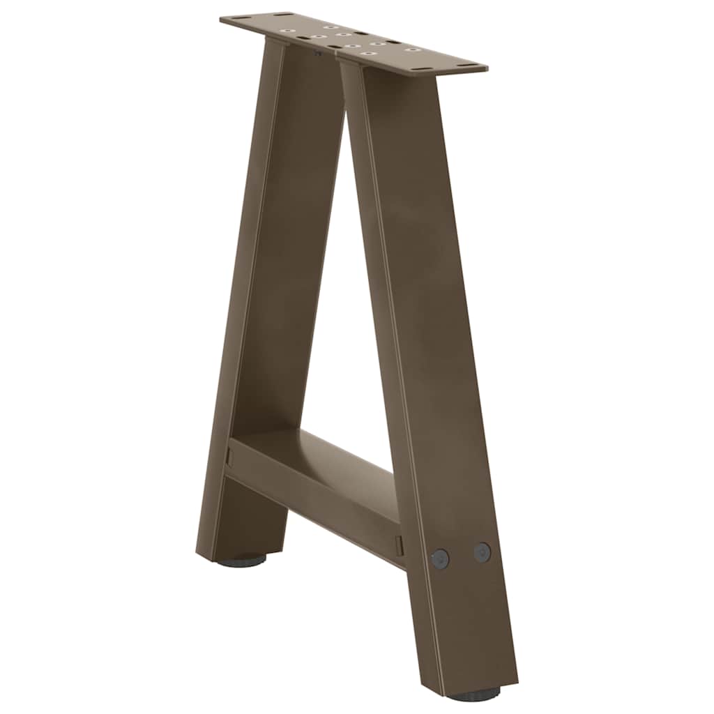 Steel A-Shaped Coffee Table Legs 2Pcs, Adjustable 38x(42-43) cm