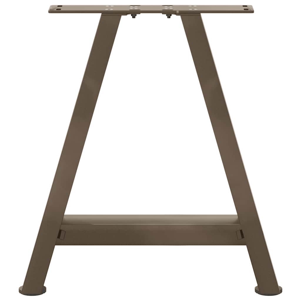 Steel A-Shaped Coffee Table Legs 2Pcs, Adjustable 38x(42-43) cm