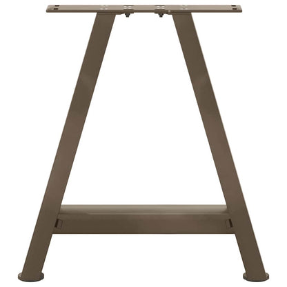Steel A-Shaped Coffee Table Legs 2Pcs, Adjustable 38x(42-43) cm