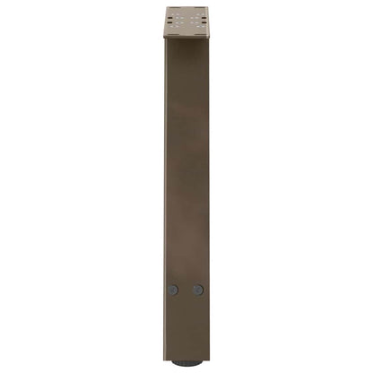 Steel A-Shaped Coffee Table Legs 2Pcs, Adjustable 38x(42-43) cm
