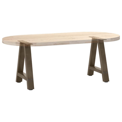 Steel A-Shaped Coffee Table Legs 2Pcs, Adjustable 38x(42-43) cm