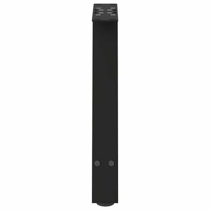 A-Shaped Black Steel Coffee Table Legs, 2 pcs 50x(42-43) cm