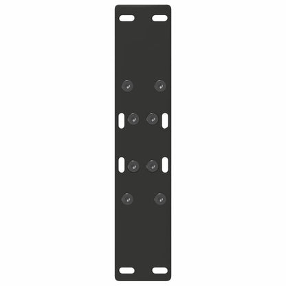 A-Shaped Black Steel Coffee Table Legs, 2 pcs 50x(42-43) cm