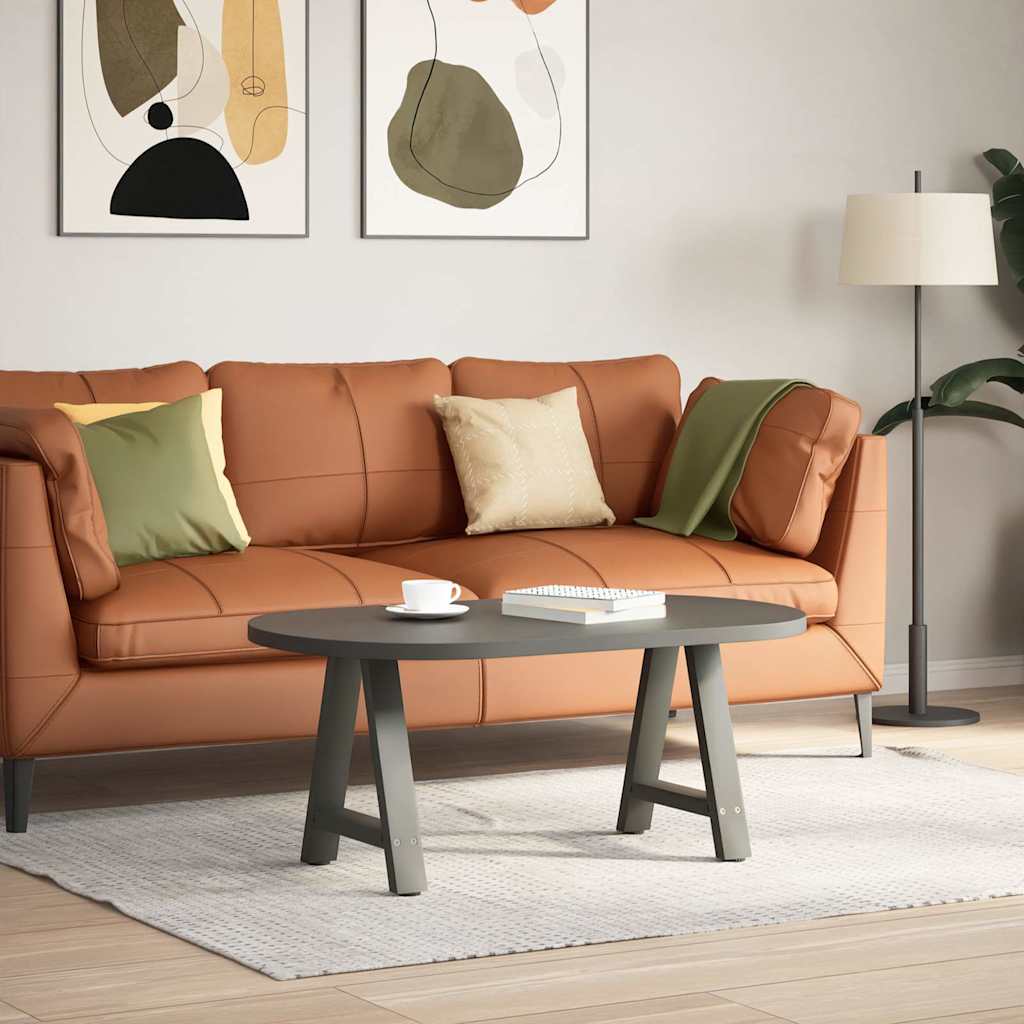 Anthracite Steel A-Frame Coffee Table Legs 50x(42-43) cm, 2 pcs