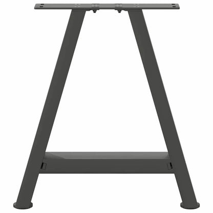 Anthracite Steel A-Frame Coffee Table Legs 50x(42-43) cm, 2 pcs