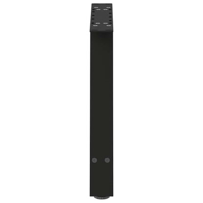 Black Steel A-Shaped Coffee Table Legs Set, 60x(42-43) cm, 2 Pcs