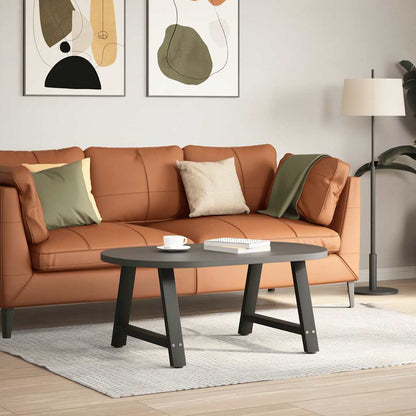 A-Shaped Black Steel Coffee Table Legs, 2 pcs, Adjustable 42-43cm