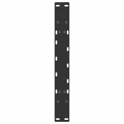 A-Shaped Black Steel Coffee Table Legs, 2 pcs, Adjustable 42-43cm