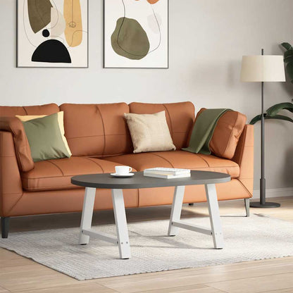 White Steel A-Shaped Coffee Table Legs 2 pcs 70x42-43 cm