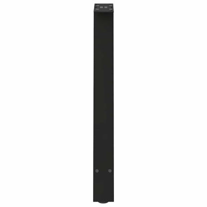 Black Steel A-Shaped Dining Table Legs, Adjustable 72-73 cm, 2 pcs
