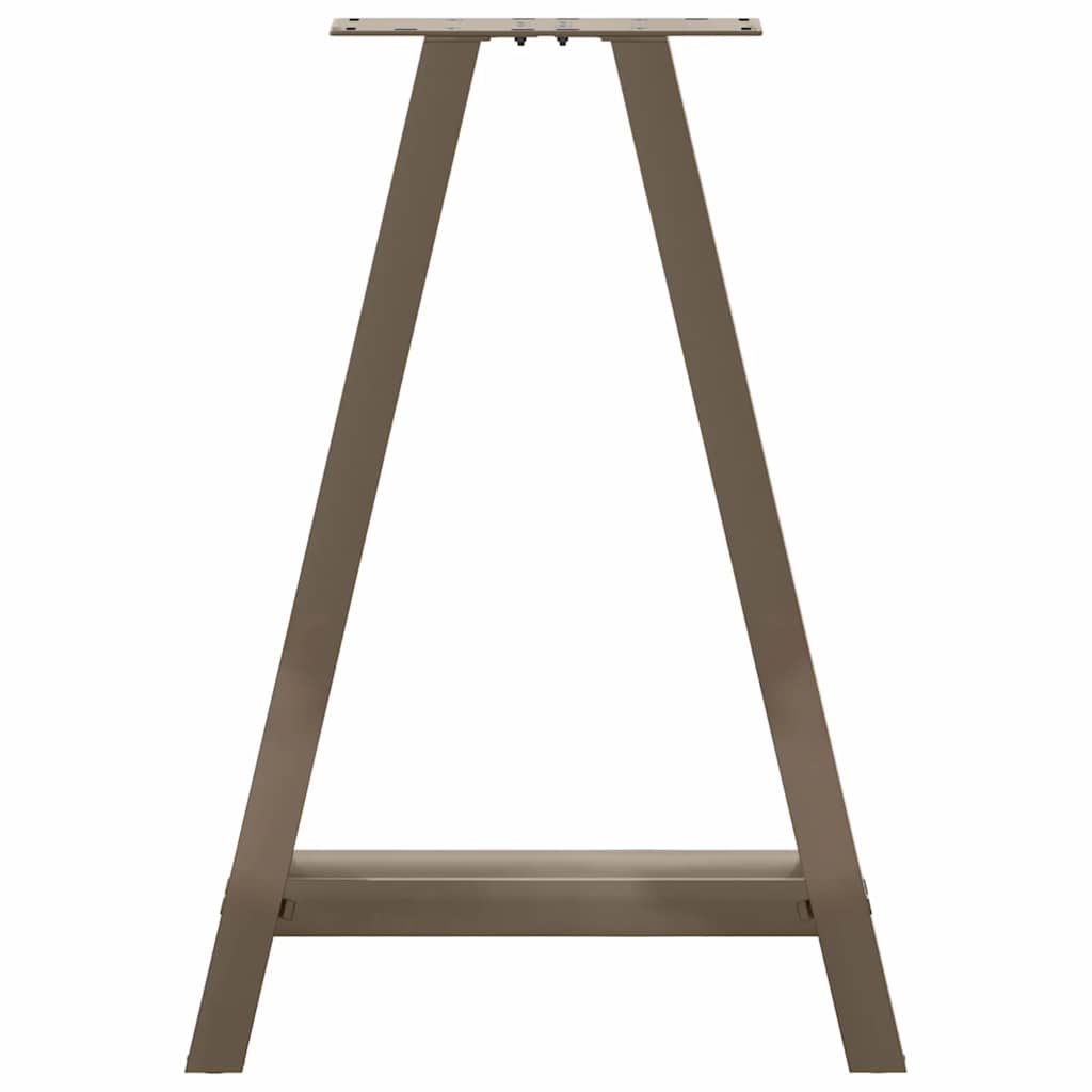 Steel A-Shaped Dining Table Legs Set 2pcs, Adjustable 50x72-73cm