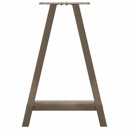 Steel A-Shaped Dining Table Legs Set 2pcs, Adjustable 50x72-73cm