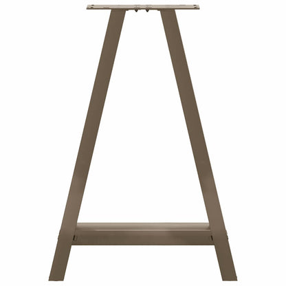 Steel A-Shaped Dining Table Legs 2pcs, Adjustable 60x72-73cm