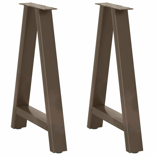 Steel A-Shaped Dining Table Legs 2pcs, Adjustable 60x72-73cm