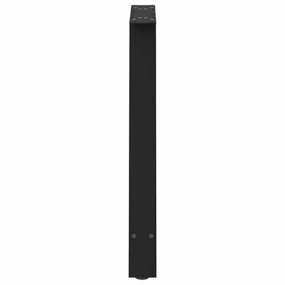 Black Steel A-Shaped Dining Table Legs 70x72-73cm, Set of 2