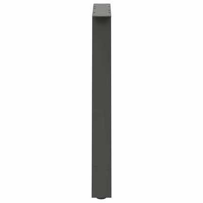Anthracite Steel A-Shaped Dining Table Legs 2 Pcs, Adjustable 70 cm