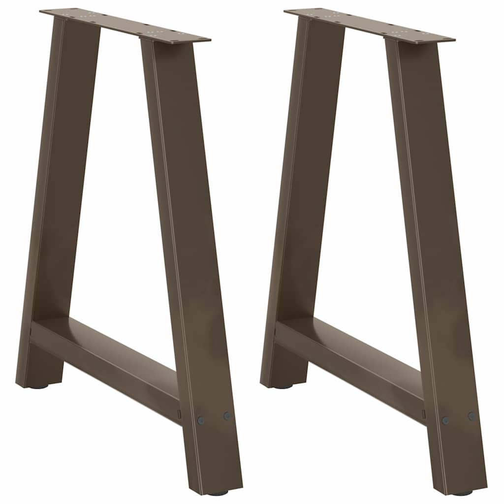 Steel A-Shaped Dining Table Legs Set, Adjustable 70x(72-73) cm