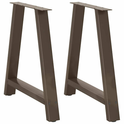Steel A-Shaped Dining Table Legs Set, Adjustable 70x(72-73) cm