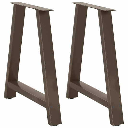 Steel A-Shaped Dining Table Legs Set, Adjustable 70x(72-73) cm