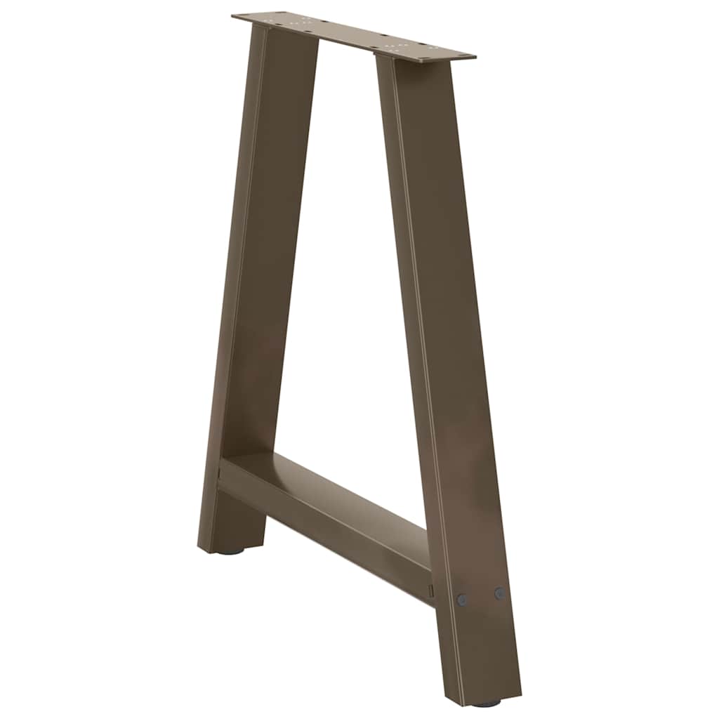 Steel A-Shaped Dining Table Legs Set, Adjustable 70x(72-73) cm