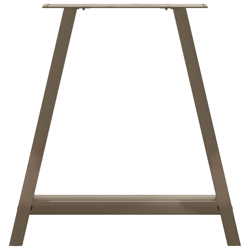 Steel A-Shaped Dining Table Legs Set, Adjustable 70x(72-73) cm