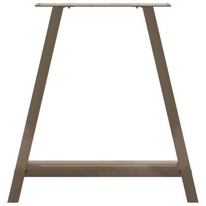 Steel A-Shaped Dining Table Legs Set, Adjustable 70x(72-73) cm