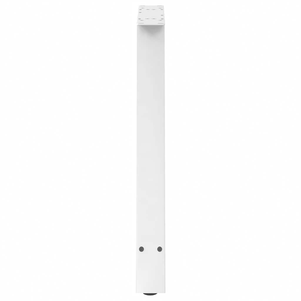 White A-Shaped Steel Dining Table Legs 2 pcs, 80x(72-73) cm