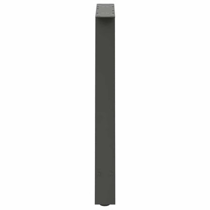 Anthracite Steel A-Shaped Dining Table Legs 2pcs 80x(72-73) cm