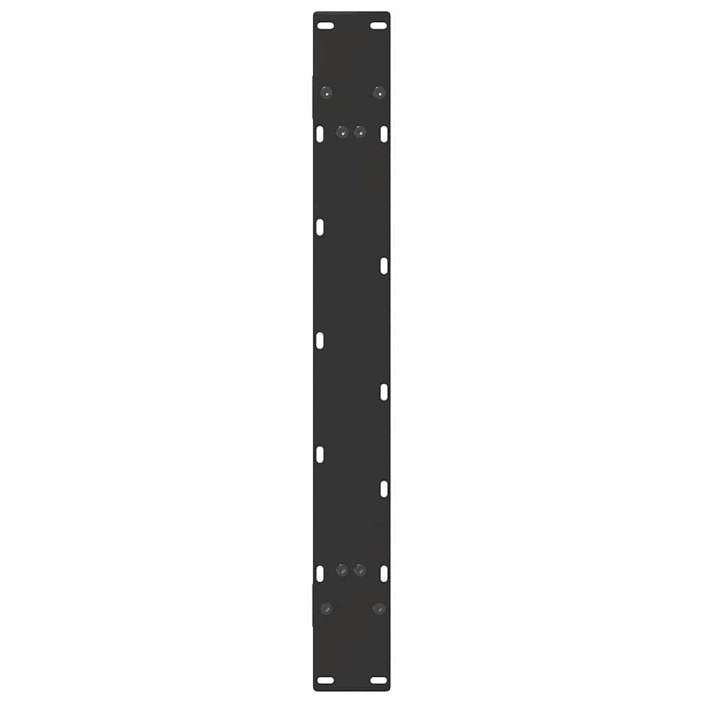 A-Shaped Steel Dining Table Legs, 2 Pcs, Adjustable Black 90cm