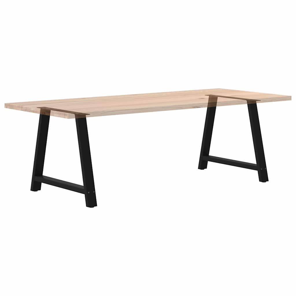 A-Shaped Steel Dining Table Legs, 2 Pcs, Adjustable Black 90cm