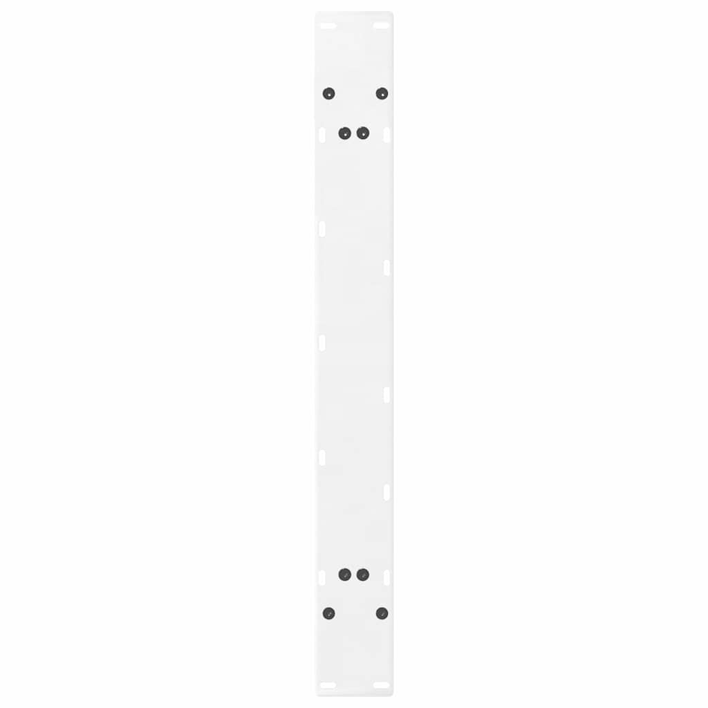 White Steel A-Shaped Dining Table Legs, 2 pcs, Adjustable 90x72-73 cm