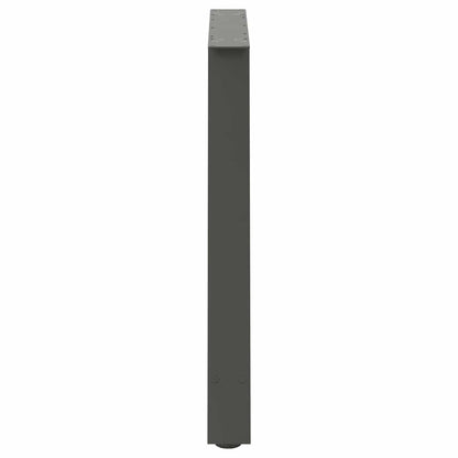 Anthracite Steel A-Shaped Dining Table Legs 2pcs 90x72-73cm