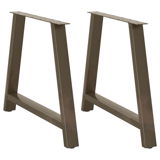A-Shaped Steel Dining Table Legs Set, 90x(72-73) cm, 2 pcs