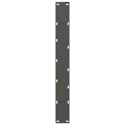 Anthracite Steel Dining Table Legs A-Shaped, 2pcs, Adjustable 100 cm