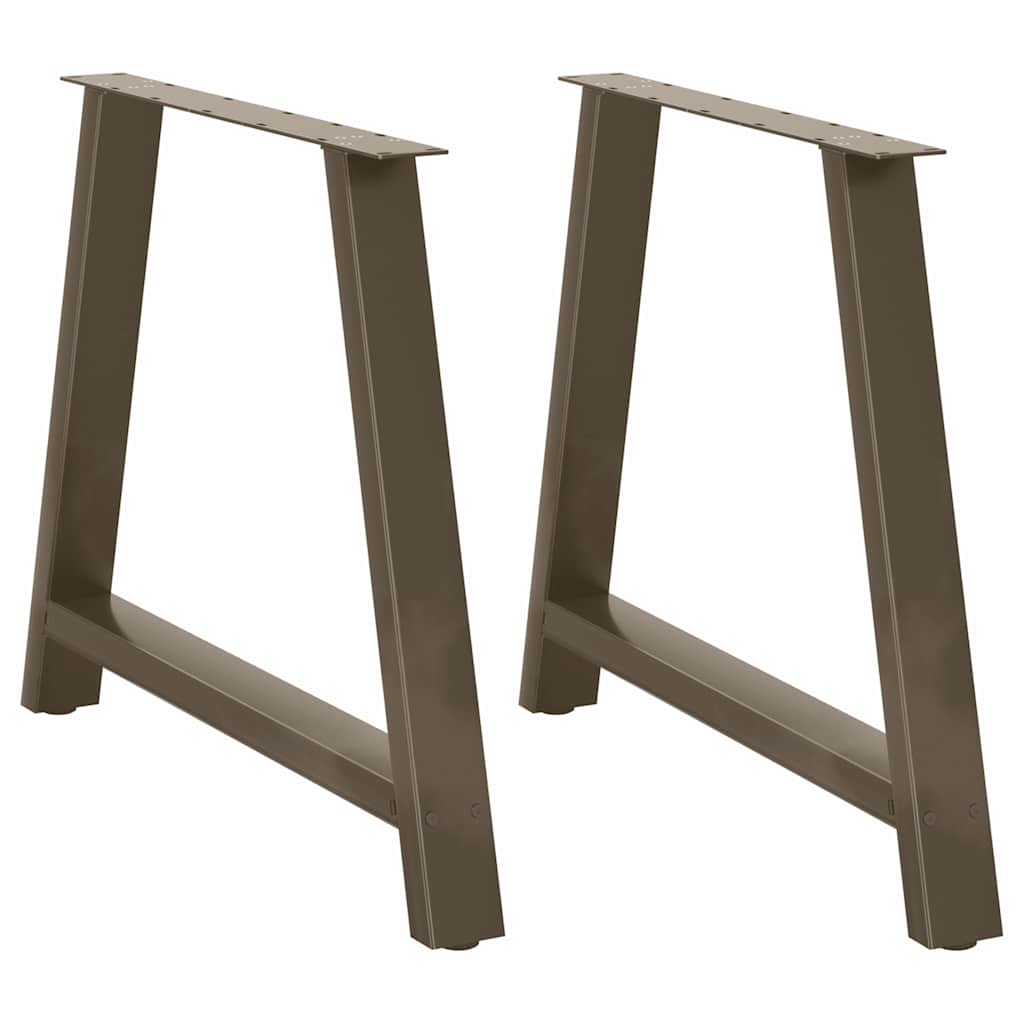 Steel A-Shaped Dining Table Legs 2 pcs, Adjustable 72-73 cm