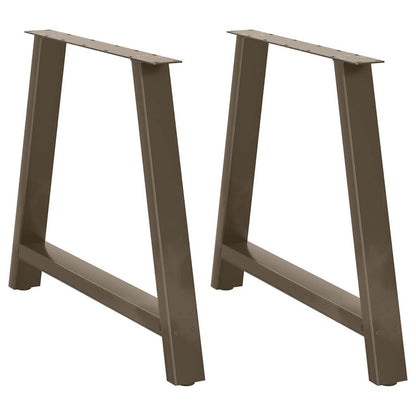 Steel A-Shaped Dining Table Legs 2 pcs, Adjustable 72-73 cm