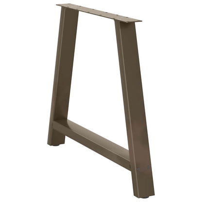 Steel A-Shaped Dining Table Legs 2 pcs, Adjustable 72-73 cm