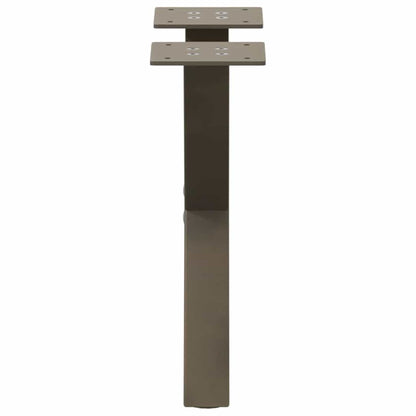 Natural Steel X-Shaped Coffee Table Legs 2pcs 30cm