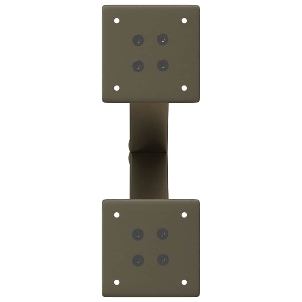Natural Steel X-Shaped Coffee Table Legs 2pcs 30cm