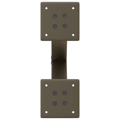 Natural Steel X-Shaped Coffee Table Legs 2pcs 40x(30-31)cm