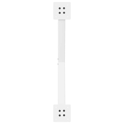 White X-Shaped Steel Coffee Table Legs - Set of 2, 70x30-31 cm
