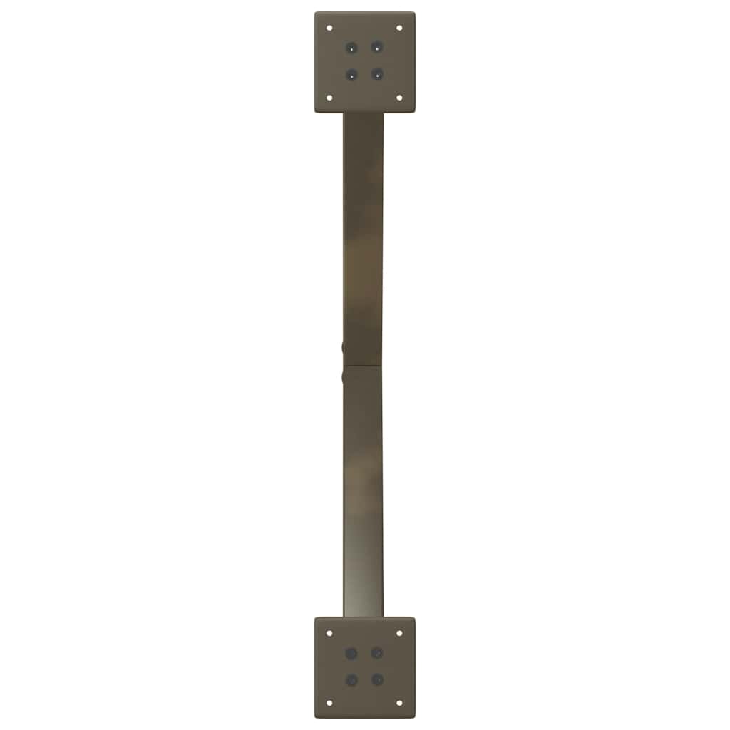 X-Shaped Natural Steel Coffee Table Legs, 2 pcs, 70x30-31 cm